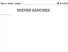 Tablet Screenshot of nievesanchez.com